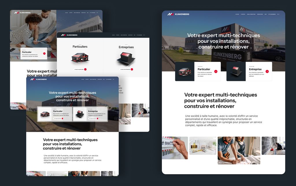 Klinkenberg, portail B2B - B2C