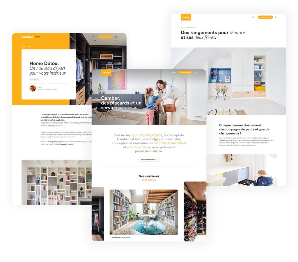 Camber - Articles Site Internet