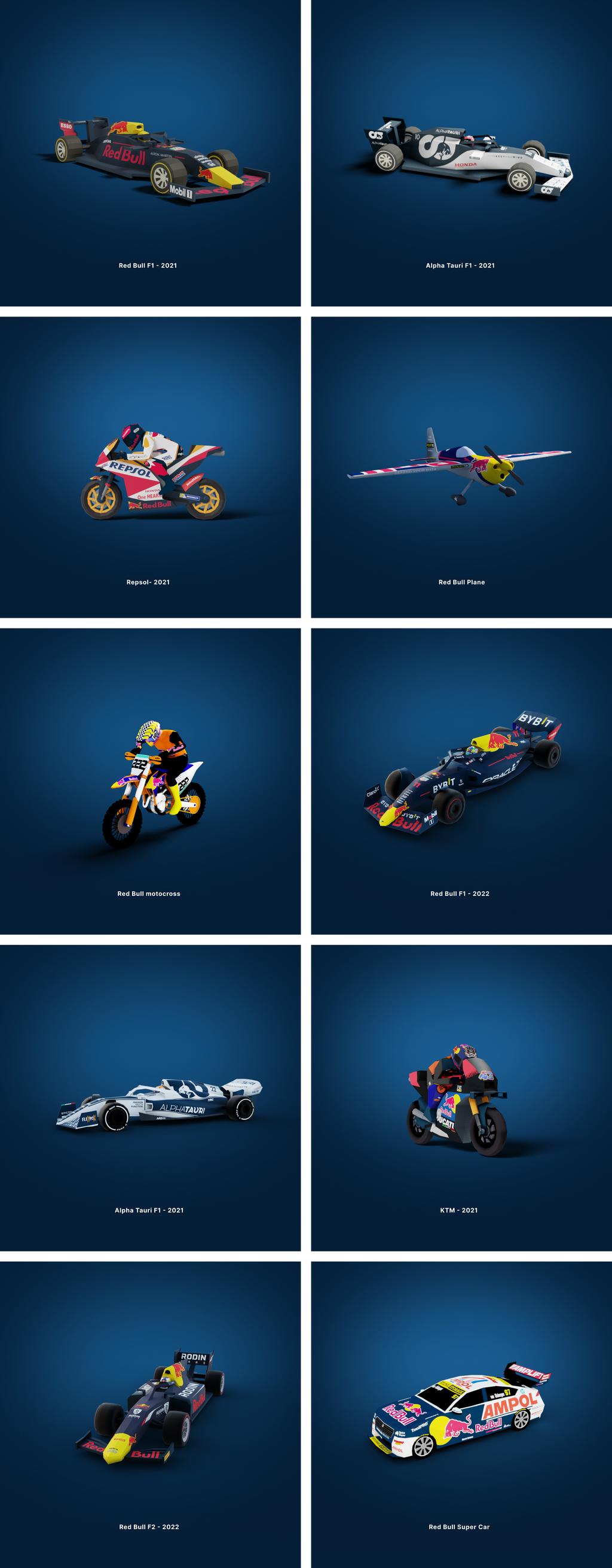 Red Bull - Racers - Concept Vehicles