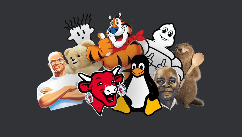 Mr Propre, Cajoline, Tony le tigre, le bibendum, la marmotte, Uncle Ben, Tux, la vache qui rit... les mascottes qui ont fait l'âge d'or de la pub des années 90.