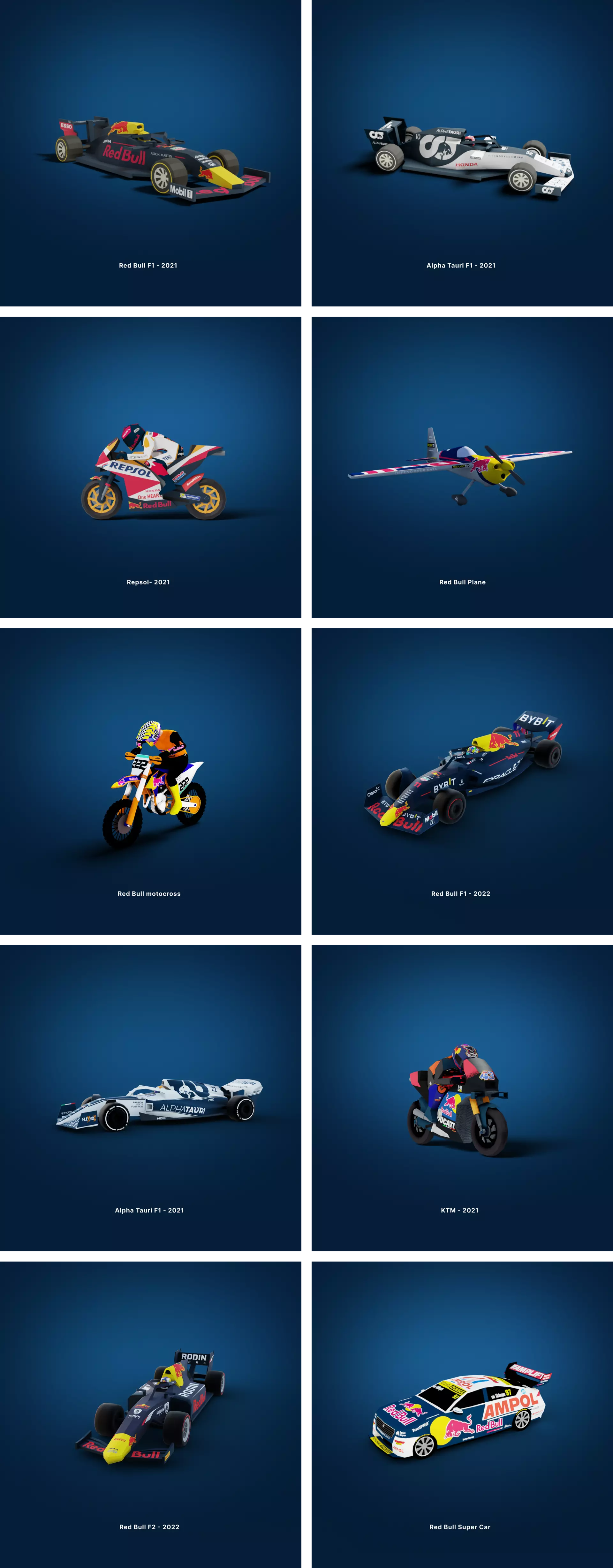 Red Bull Racers - F1 Motorsports Game | EPIC Agency