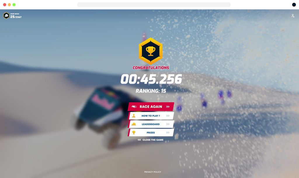 Red Bull - Sand Scramble - Desktop5