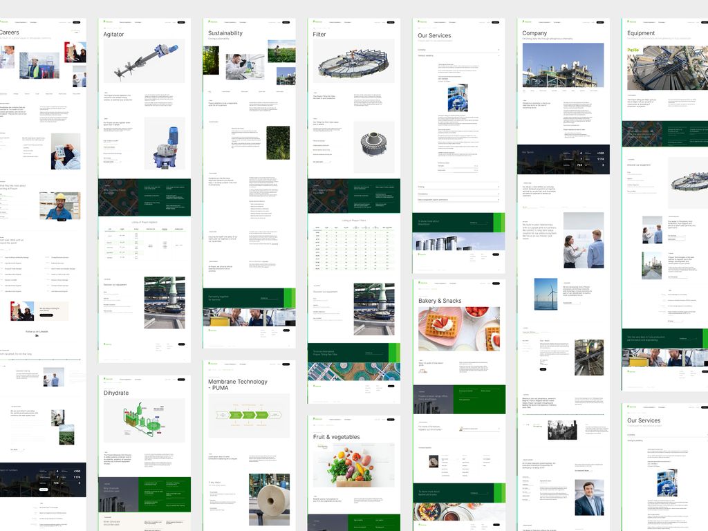 Prayon - Site Internet Pages web