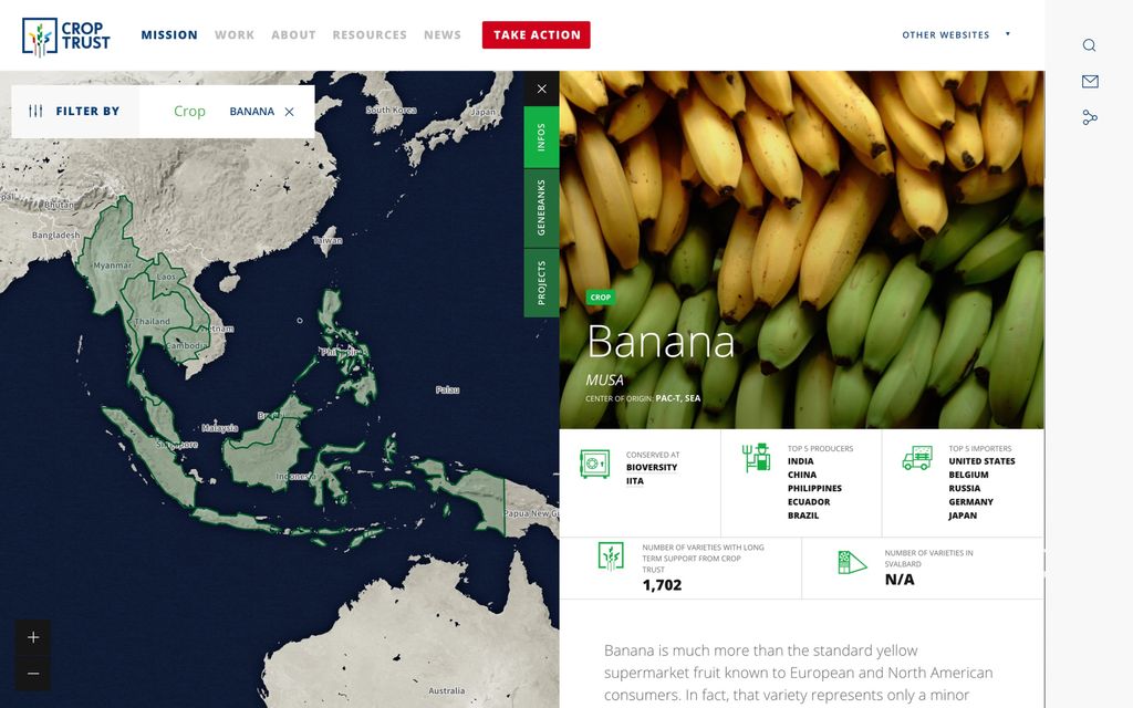 Crop Trust - Site - Interactive Map 3
