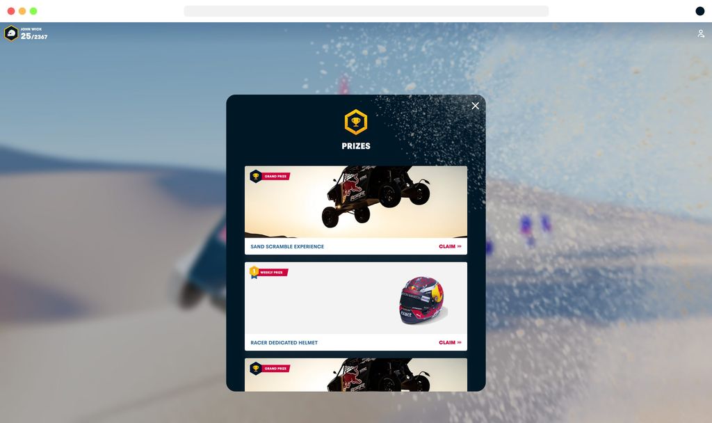 Red Bull - Sand Scramble - Desktop3